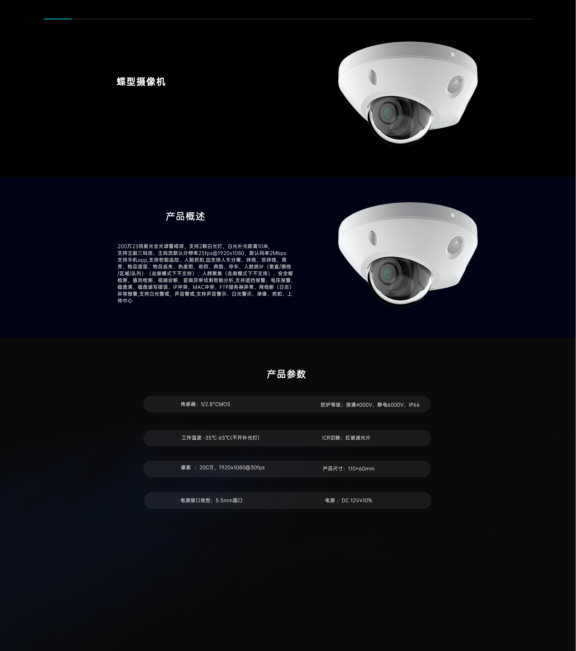 蝶型攝像機(jī)